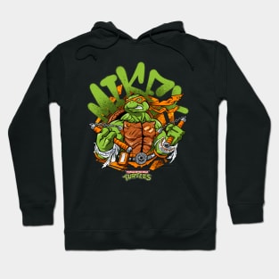 Teenage Mutan t Ninja Turtle Mikey - Graffiti Style Hoodie